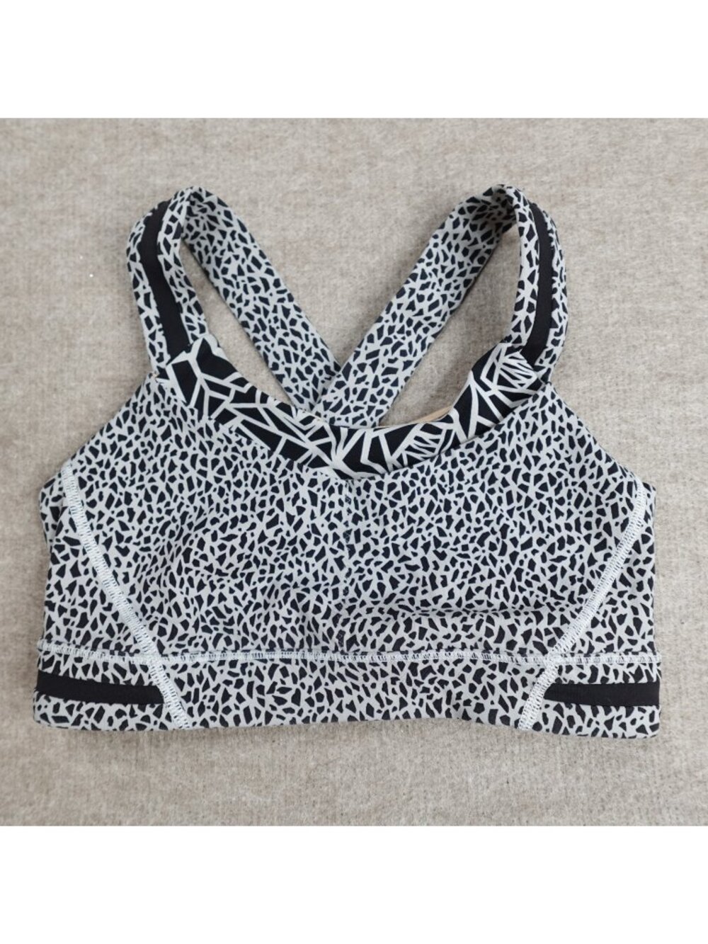 Lululemon Women's XS Sports Bra Gray Racerback Rack Pack
